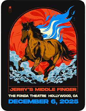 Goldenvoice presents Jerry’s Middle Finger at The Fonda Theatre on Saturday, December 6, 2025