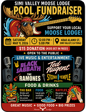 🎸 Simi Valley Moose Lodge Pool Fundraiser