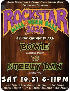Rockstar Halloween Ball 2026 - Bowie vs Steely Dan